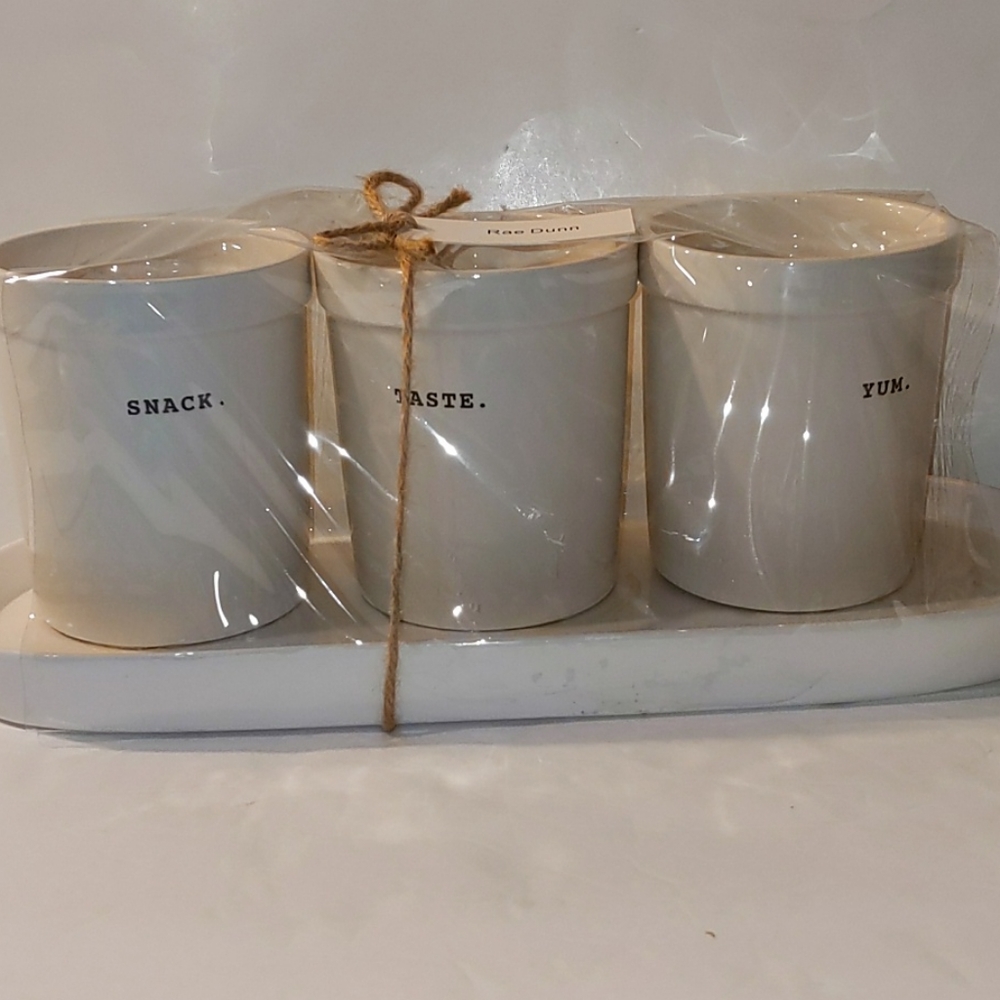 Rae Dunn canisters set